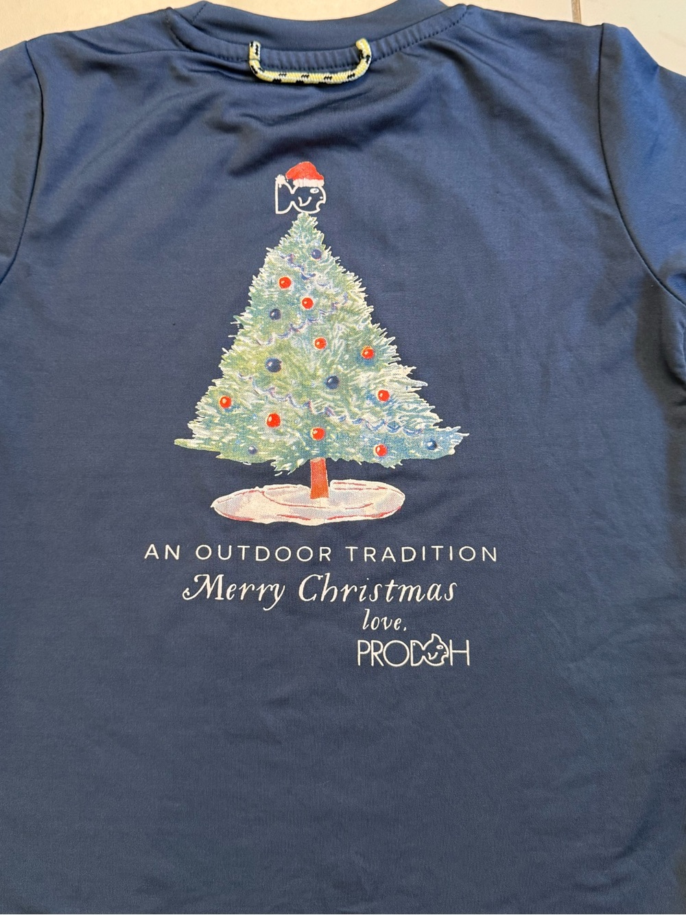 PRODOH Boys 2T Christmas Tree Pro Performance Long sleeve t-shirt GUC